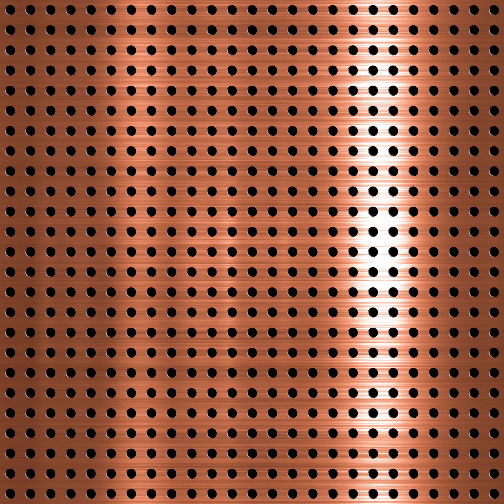 Piastra metallica in rame