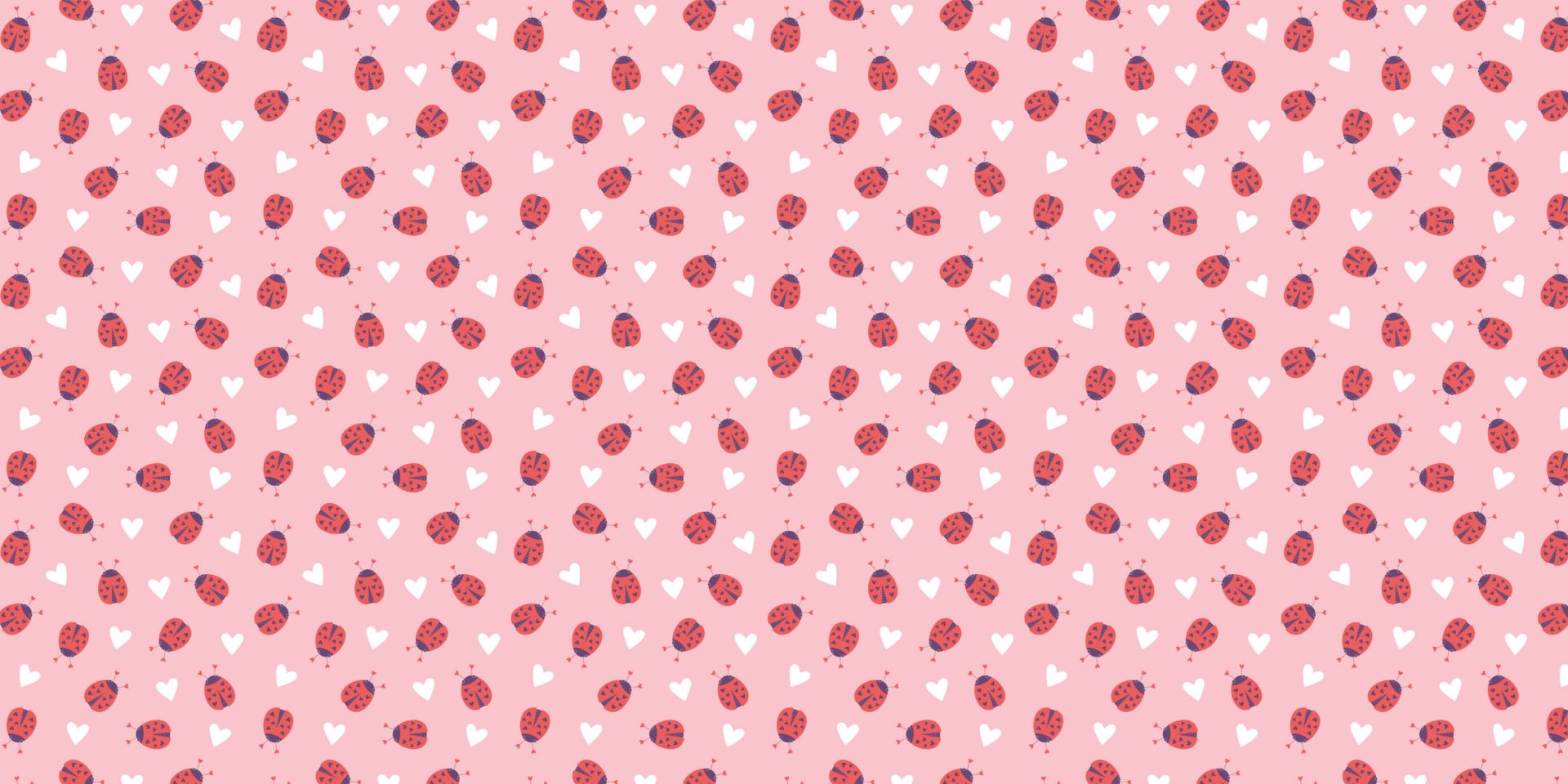 Coccinelle con cuori