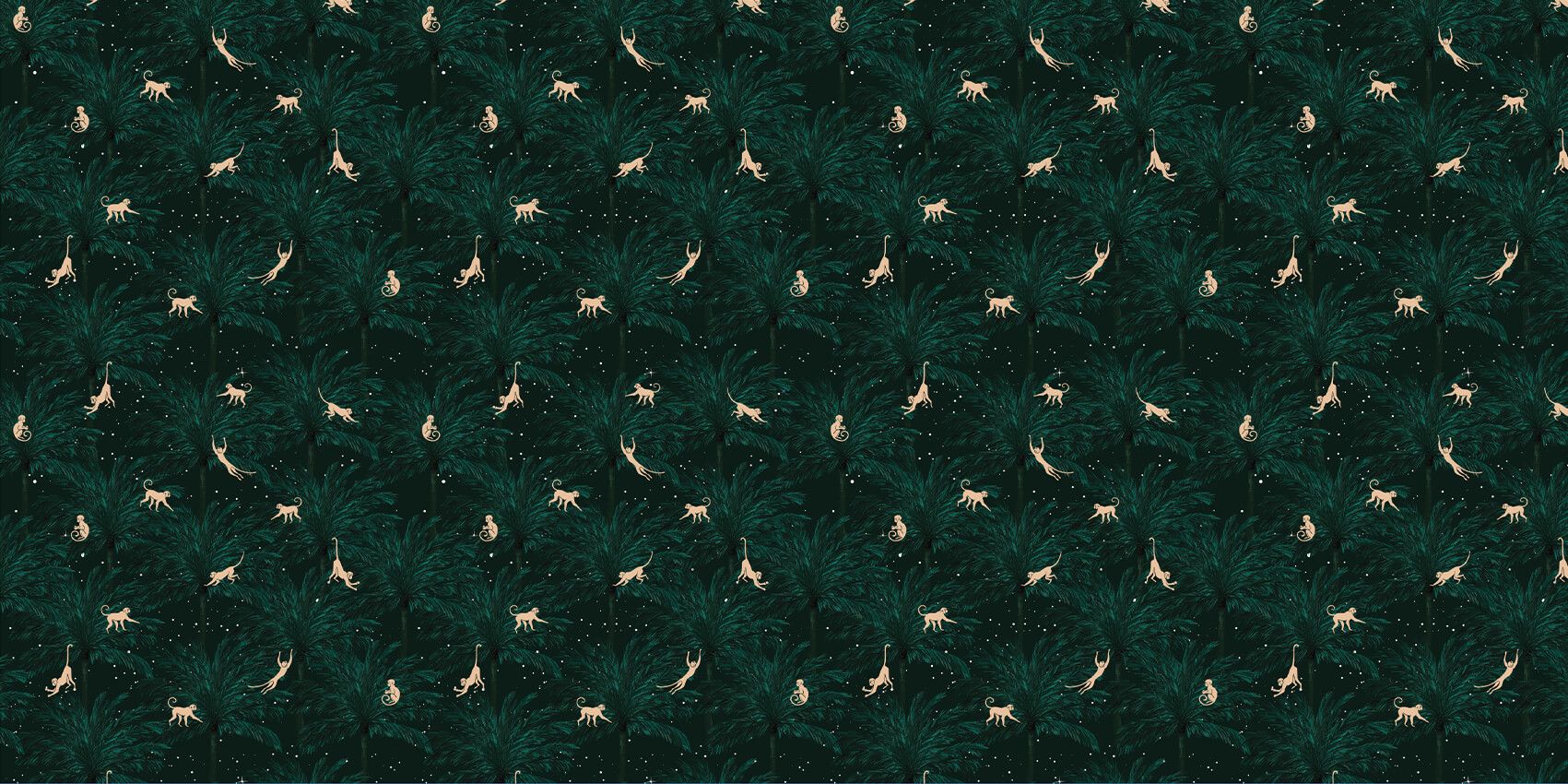 Scimmie tropicali - verde