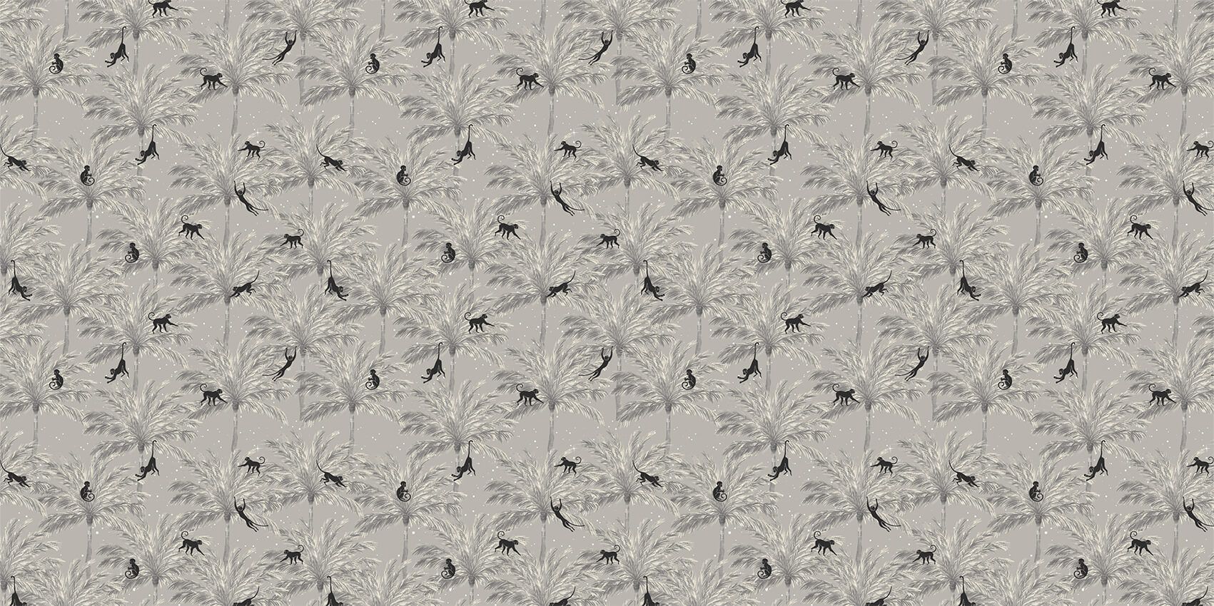 Scimmie tropicali - grigio