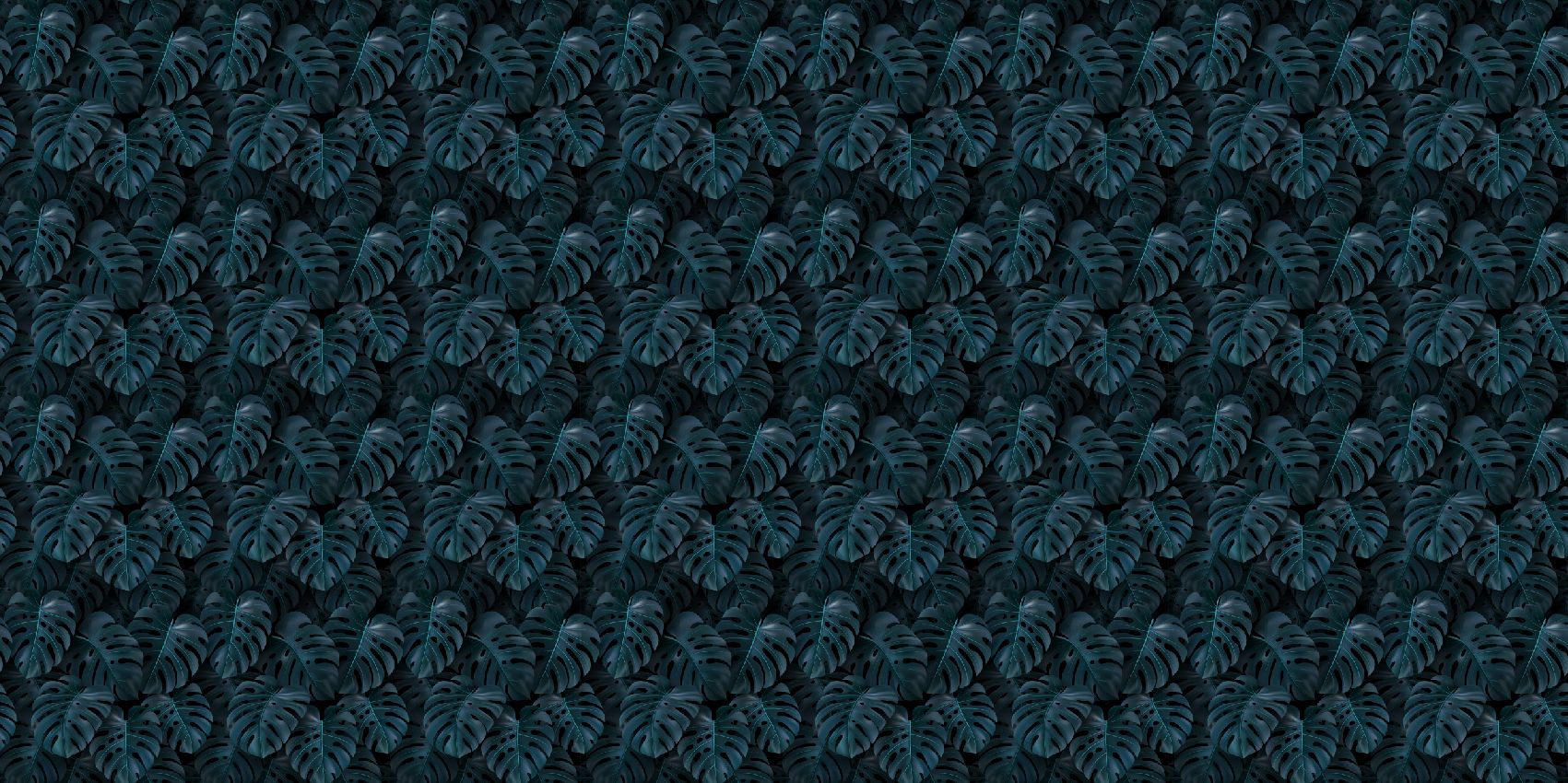 Foglie di Monstera verde tropicale