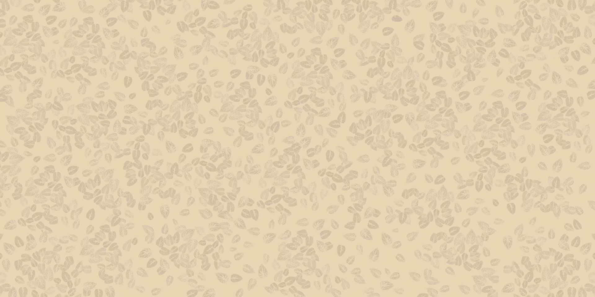 Piccole foglie su beige