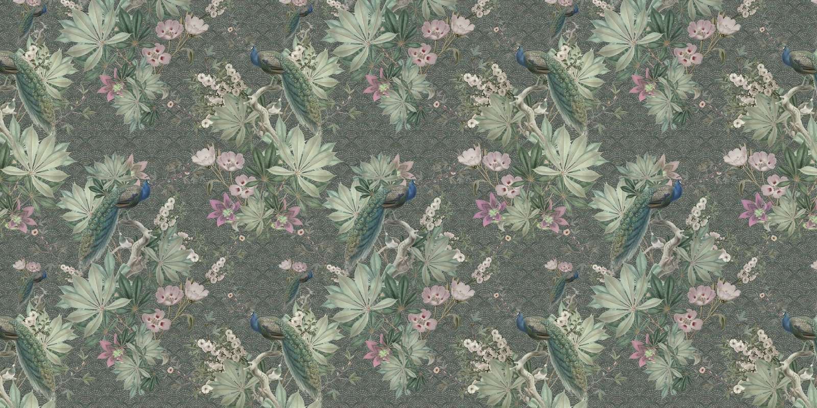 Pavoni da giardino vintage - verde scuro