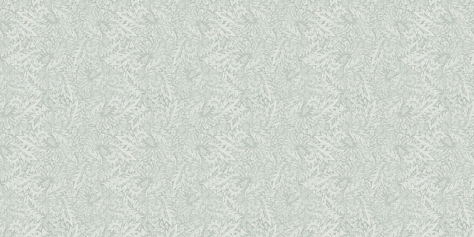 Morris Florals & Leaves - verde salvia