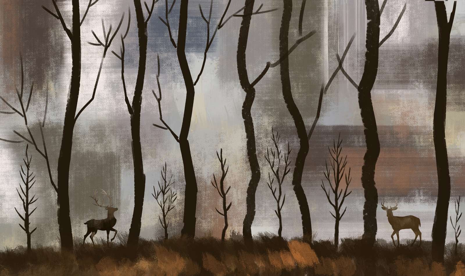 Silenzio del Tramonto Foresta dei Cervi