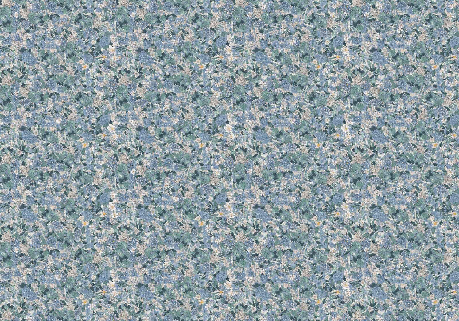 Floral Blossom Blue