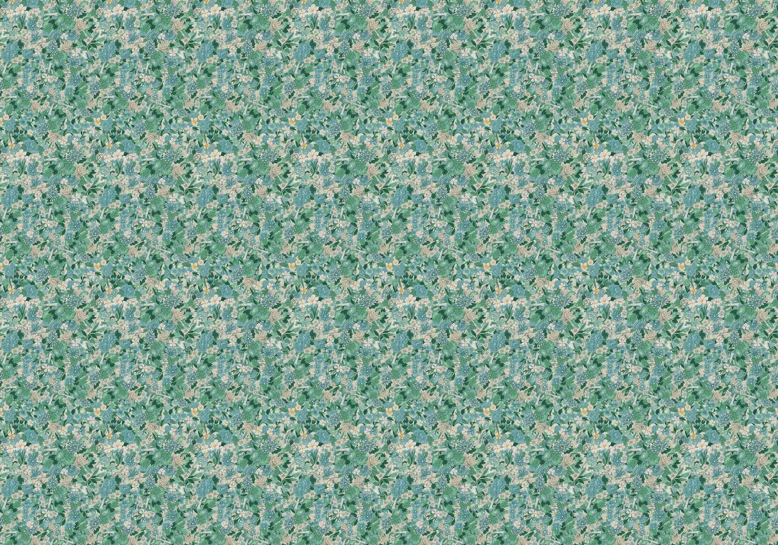 Floral Blossom Green