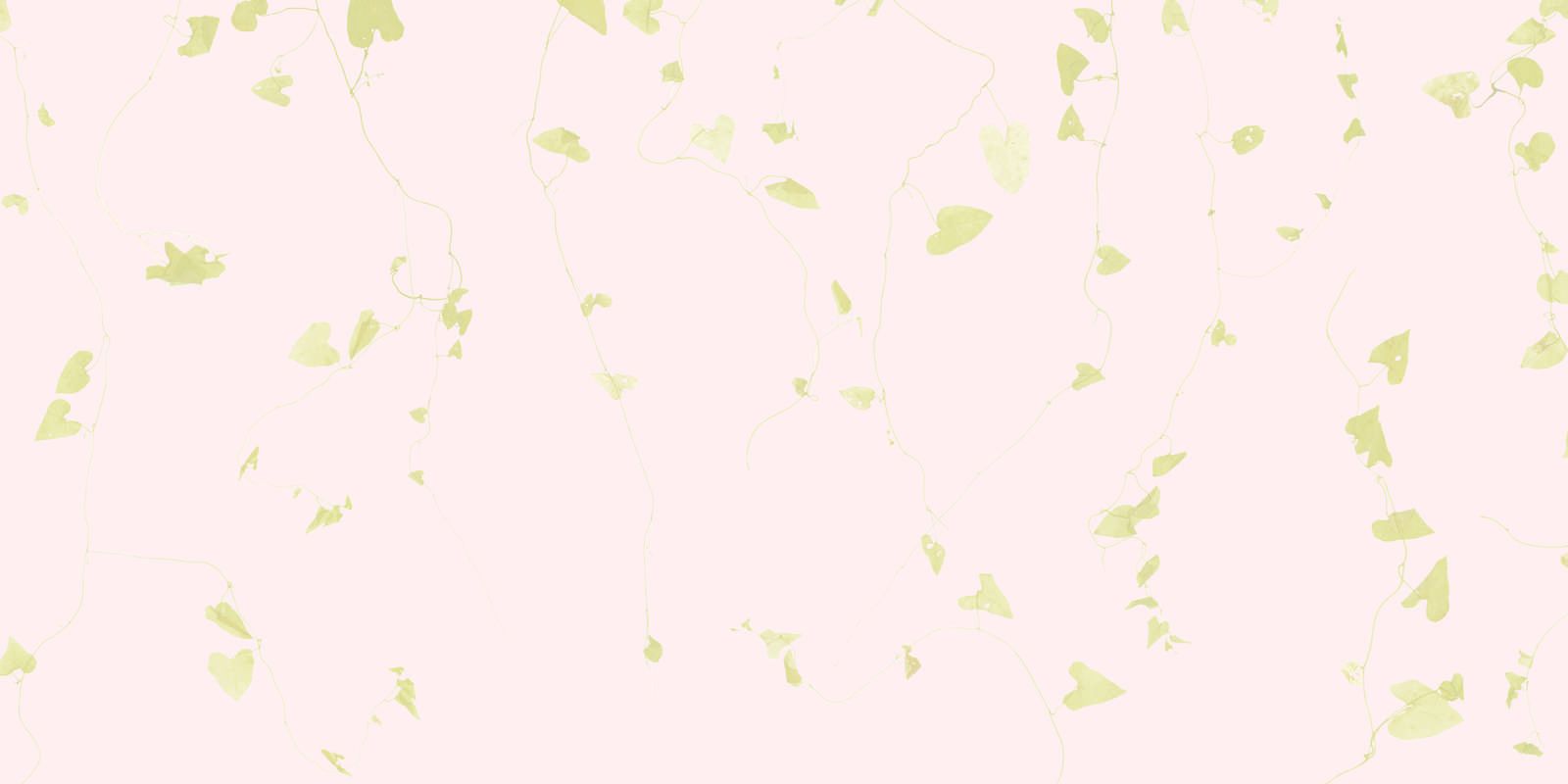 Foglie di tiglio - rosa cipria