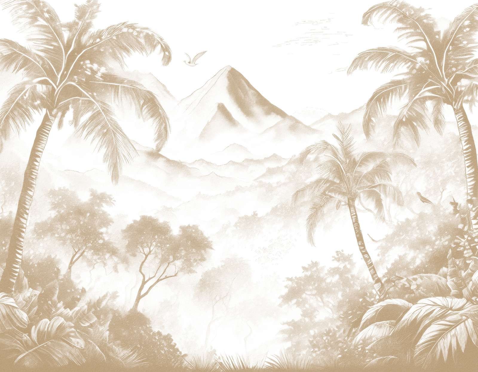 Alba sull'Isola Vulcanica, taupe