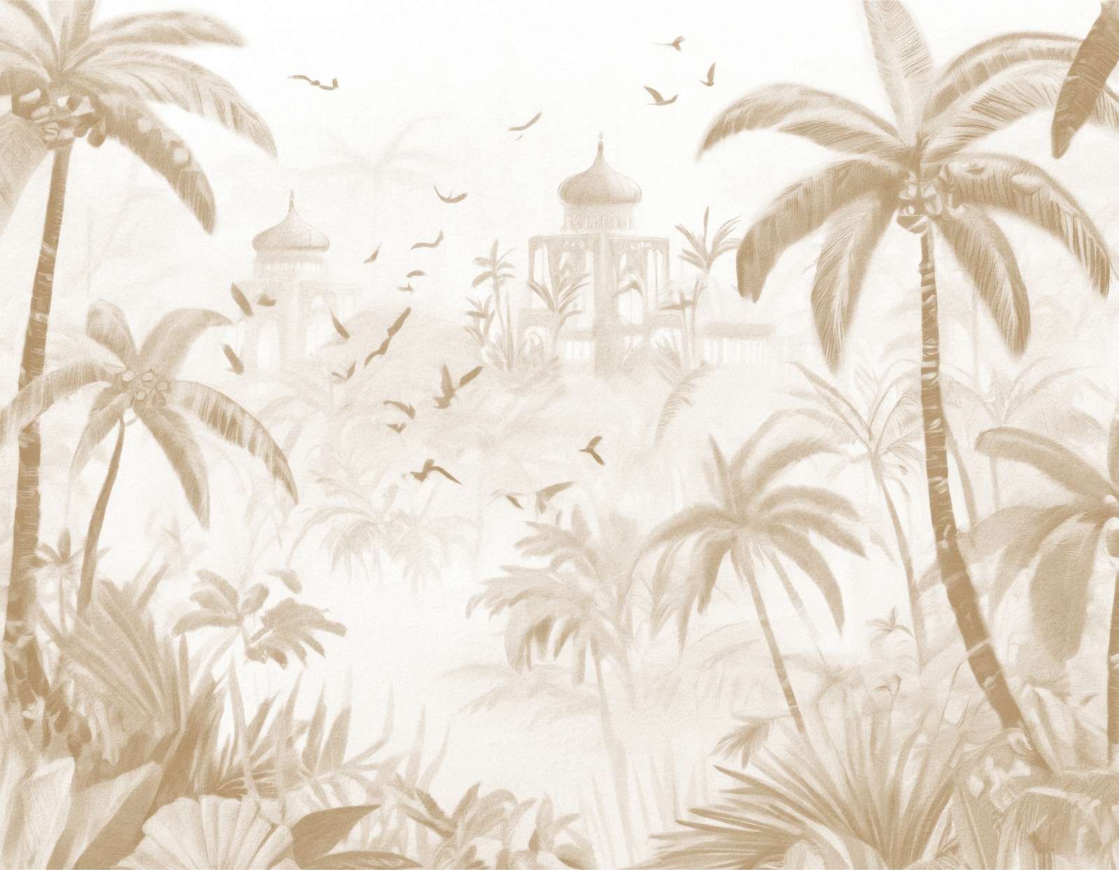 Giardino Orientale all'Alba, taupe