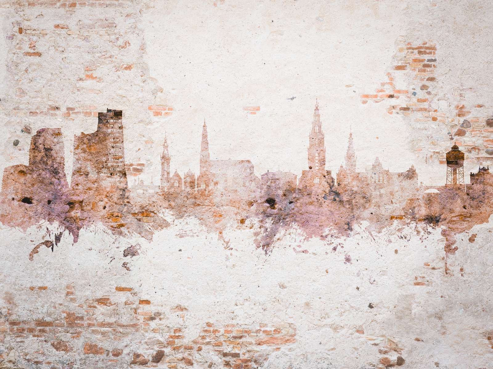 Acquerello skyline, Groninga