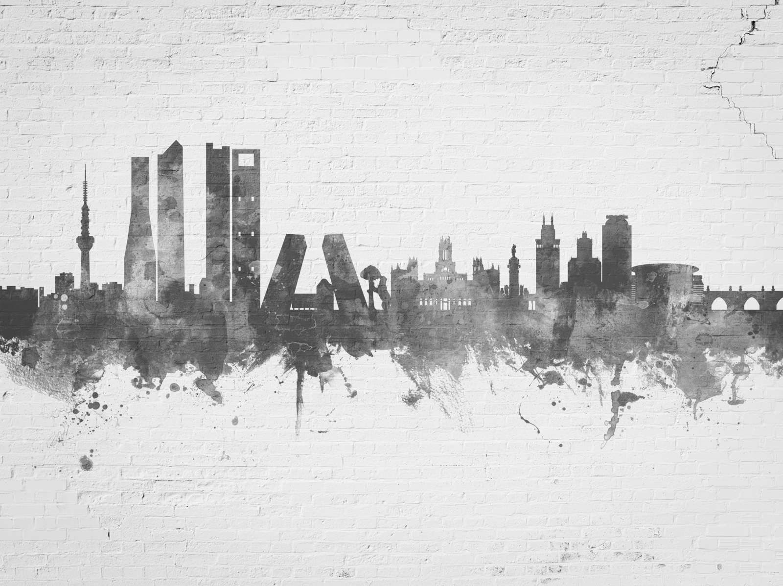 Acquerello skyline, Madrid