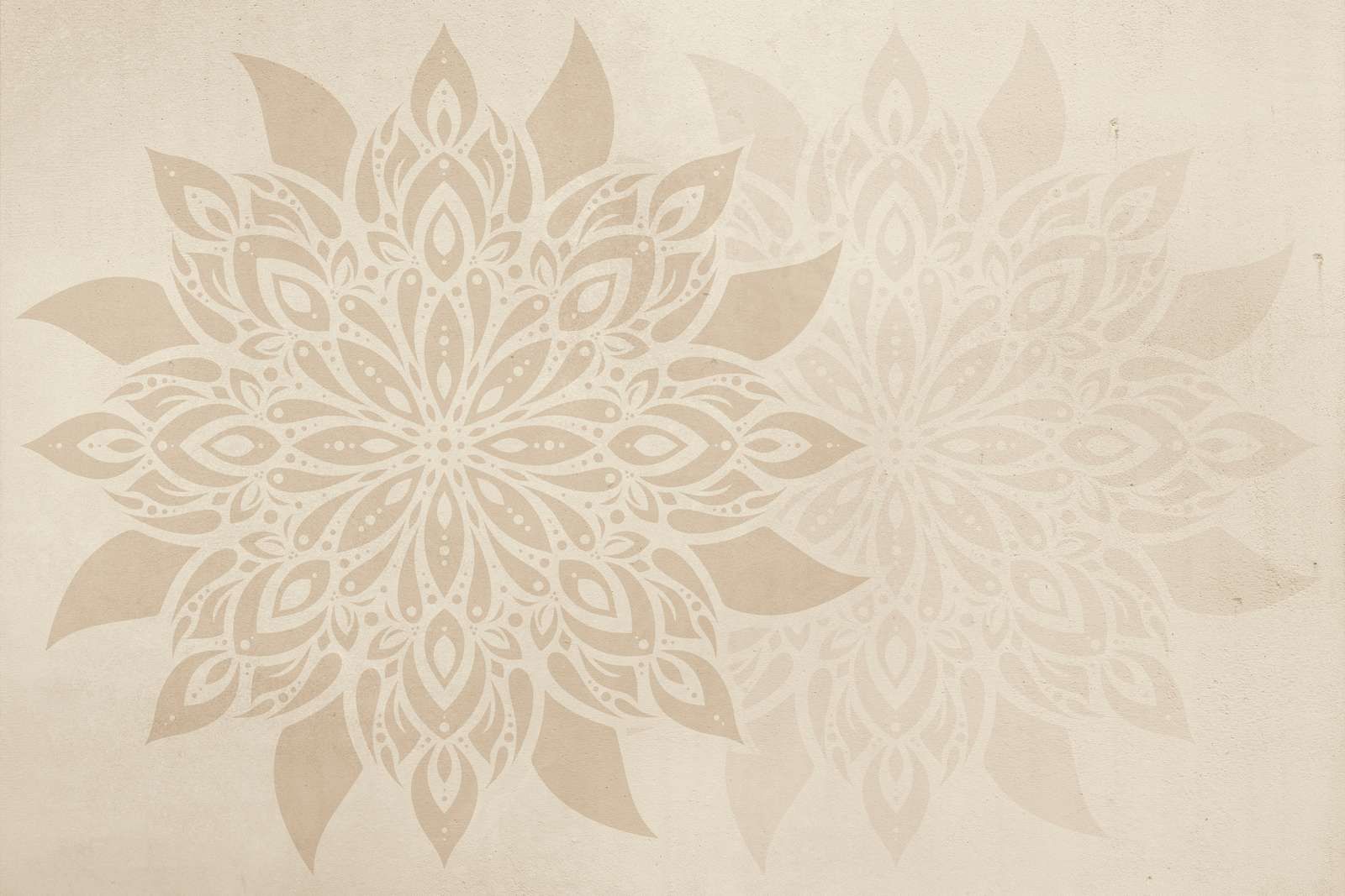 Beige Mandala Double
