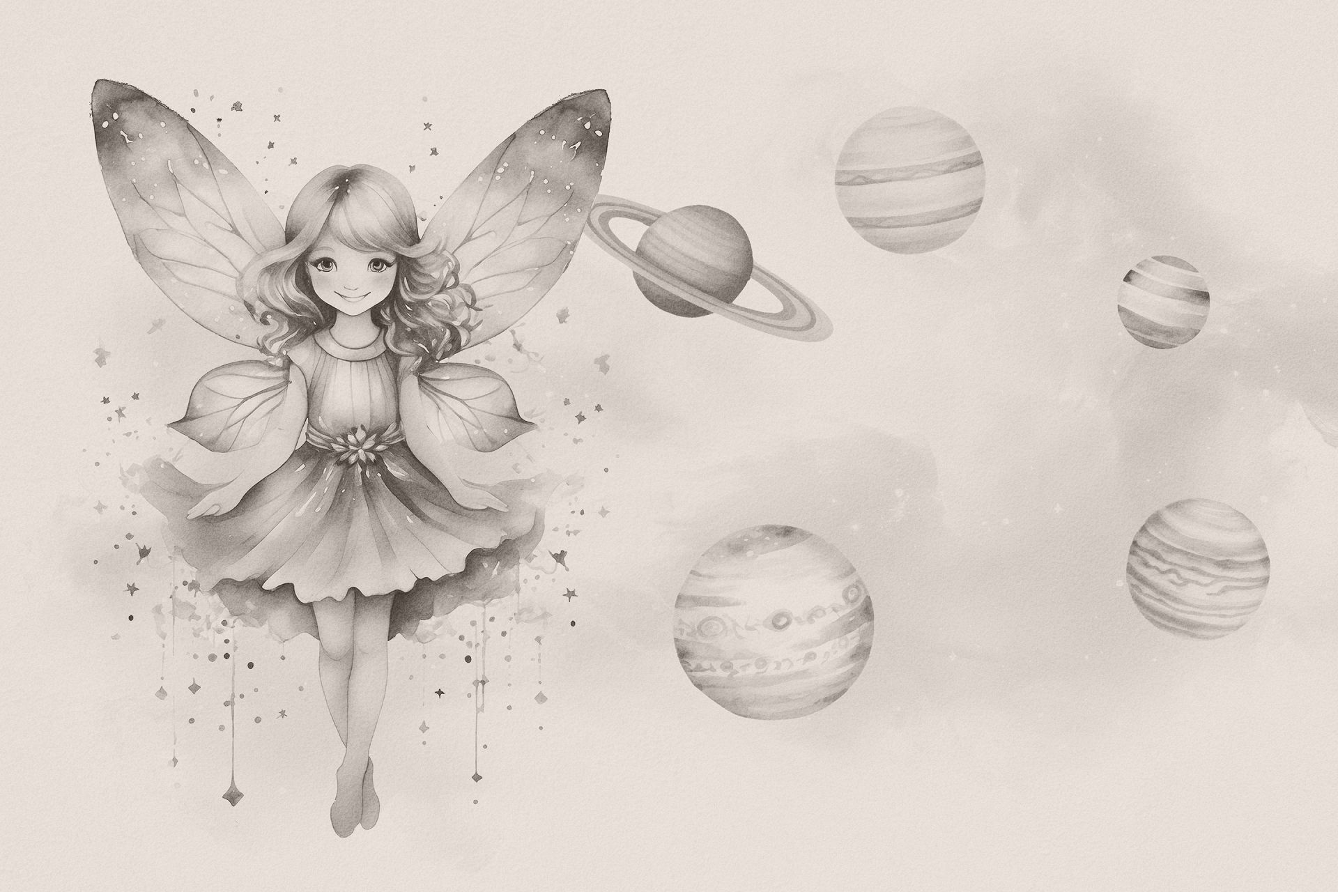 Fata spaziale nella nebulosa stellare