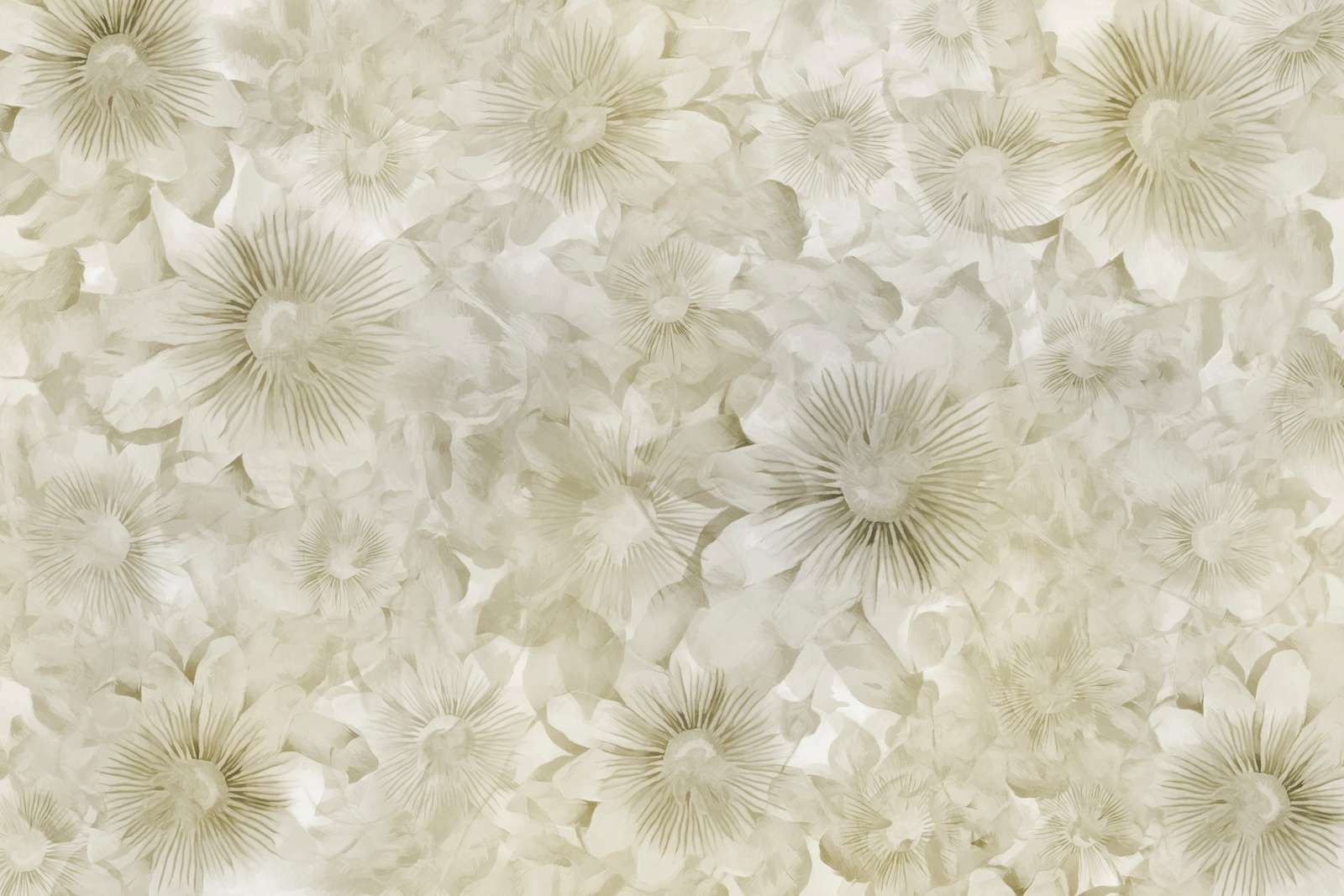 Acquerello Botanico Eleganza Sabbia Calda