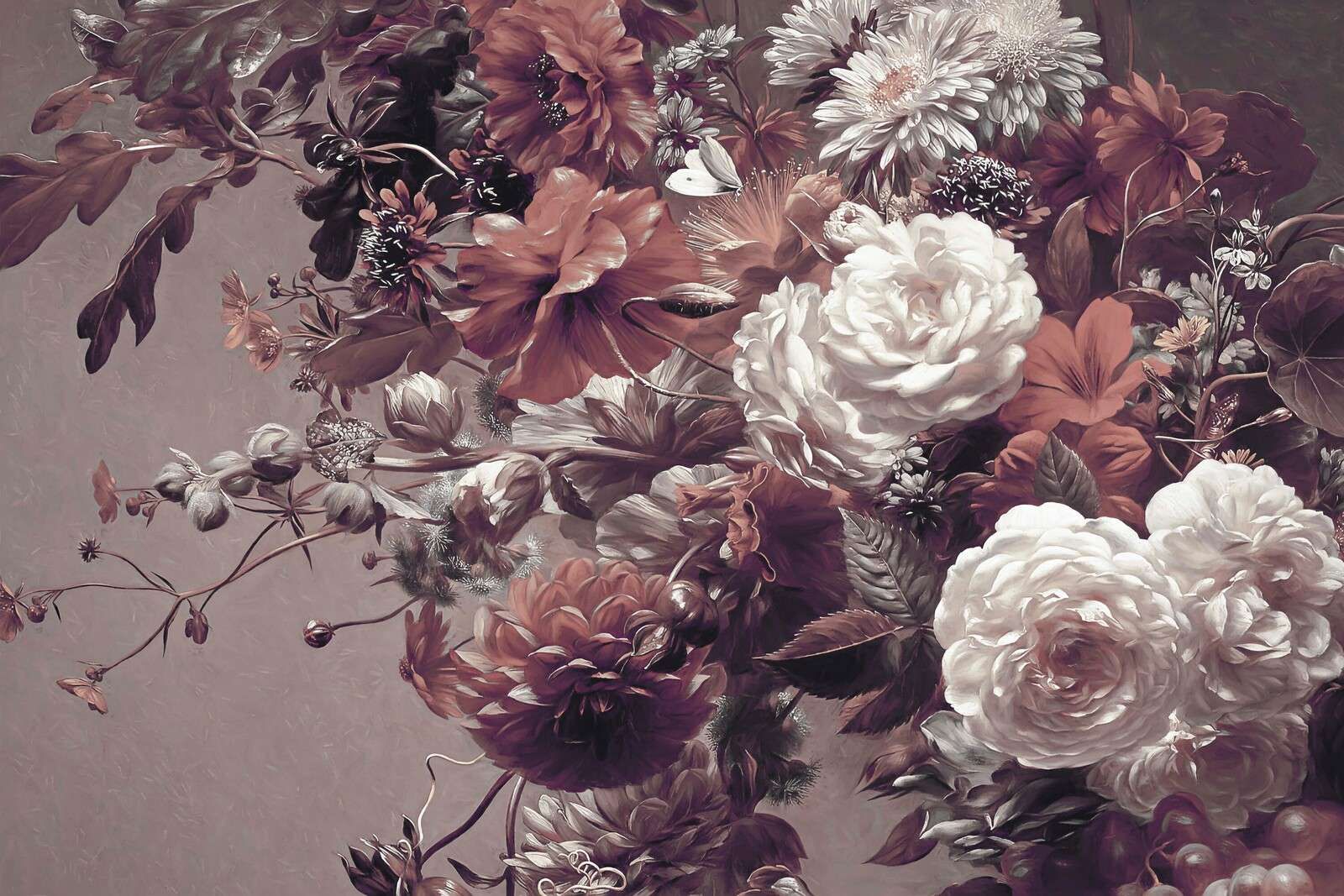 Grande bouquet con papaveri arancioni