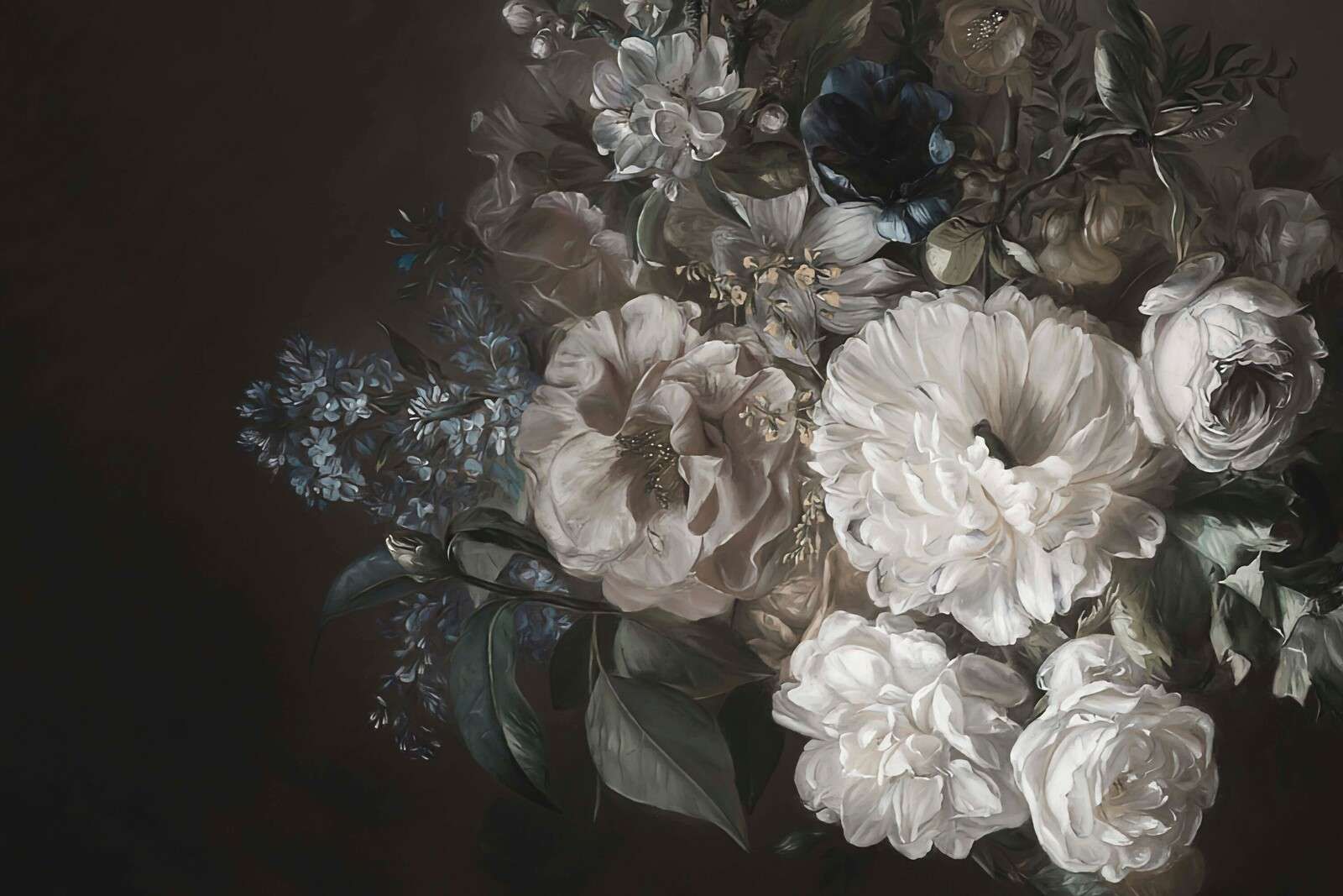 Bouquet con lilla bianca