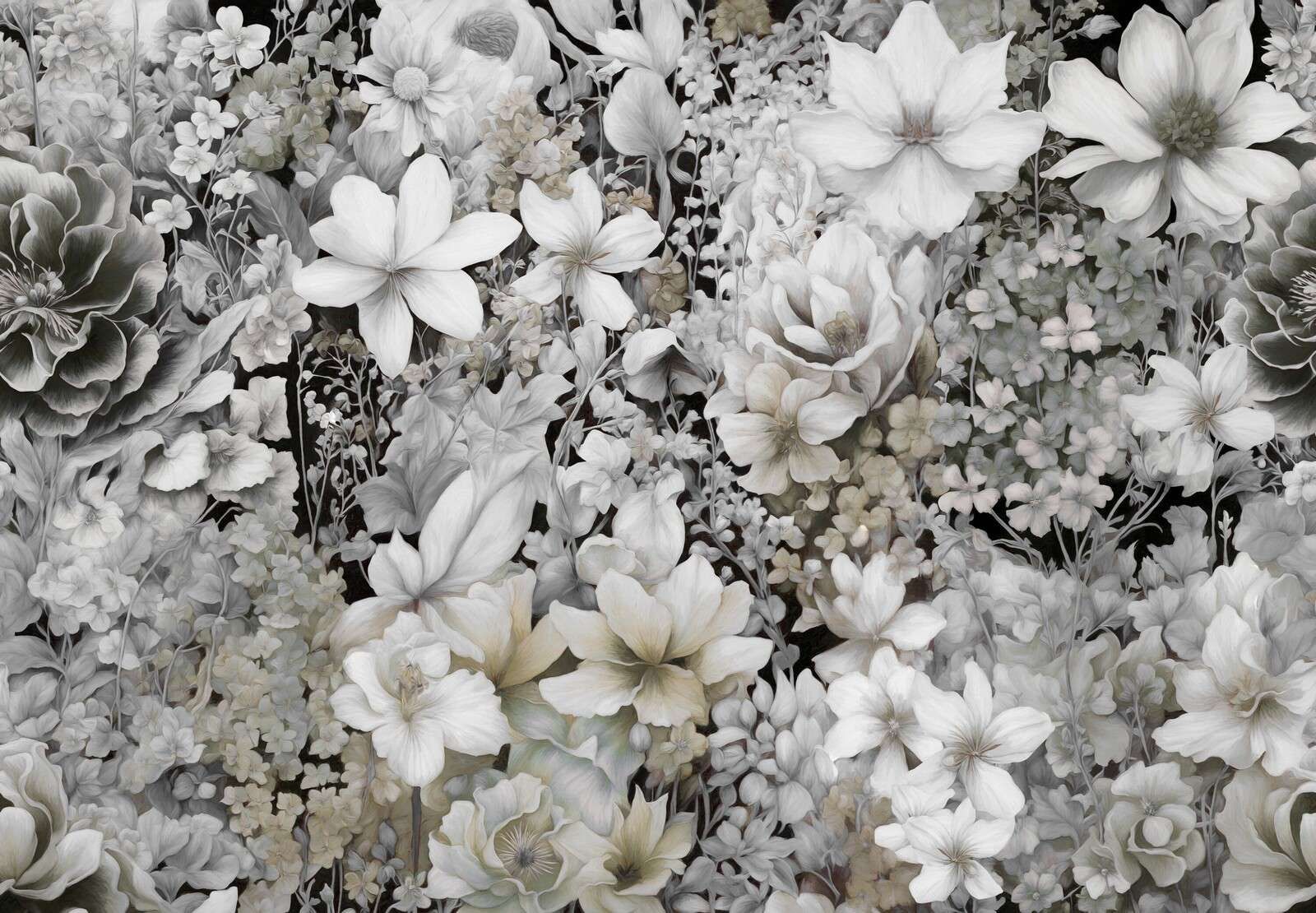 Festival dei fiori senza soluzione di continuità - grigio