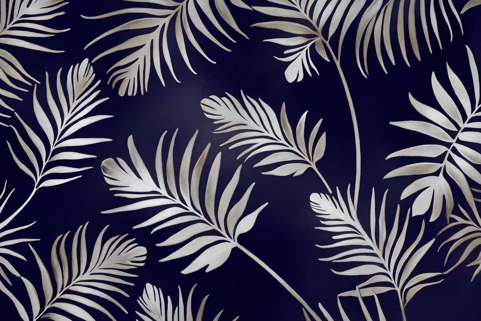 Foglie dorate su marrone scuro