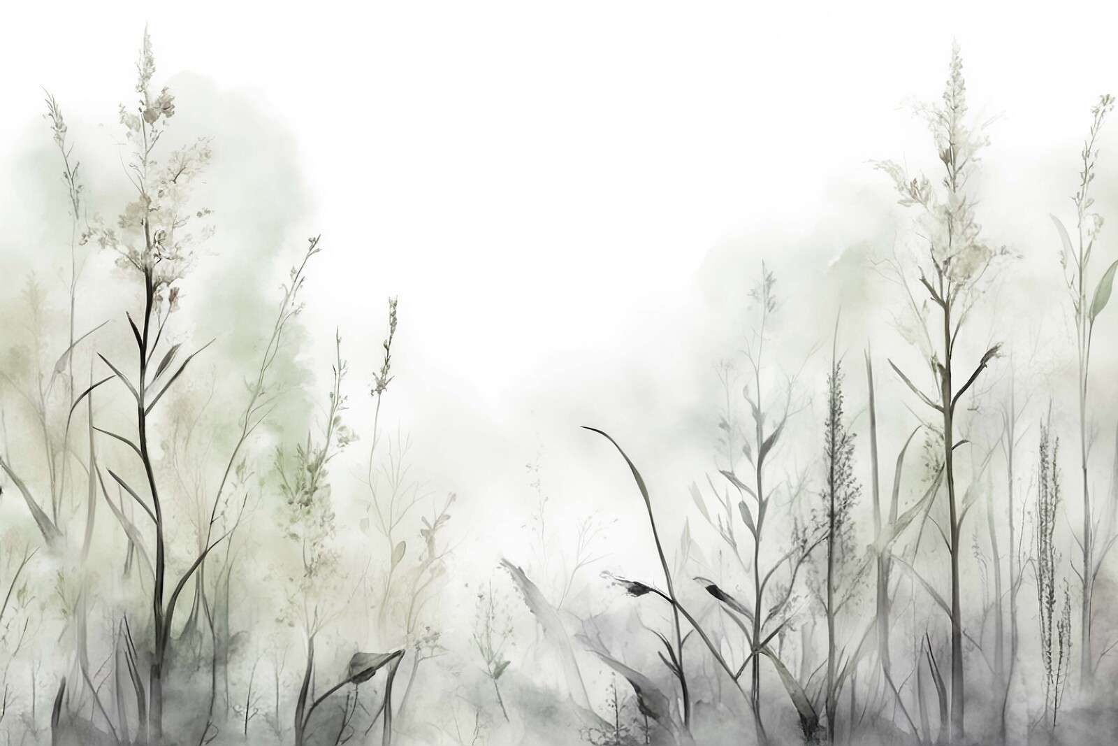 Silenzio Mattutino Nebbioso Bianco