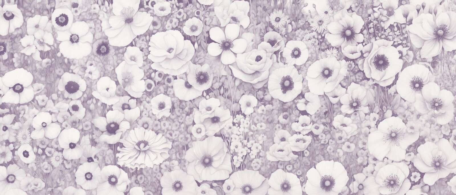 Racconto di Papavero Monocromatico Rosa