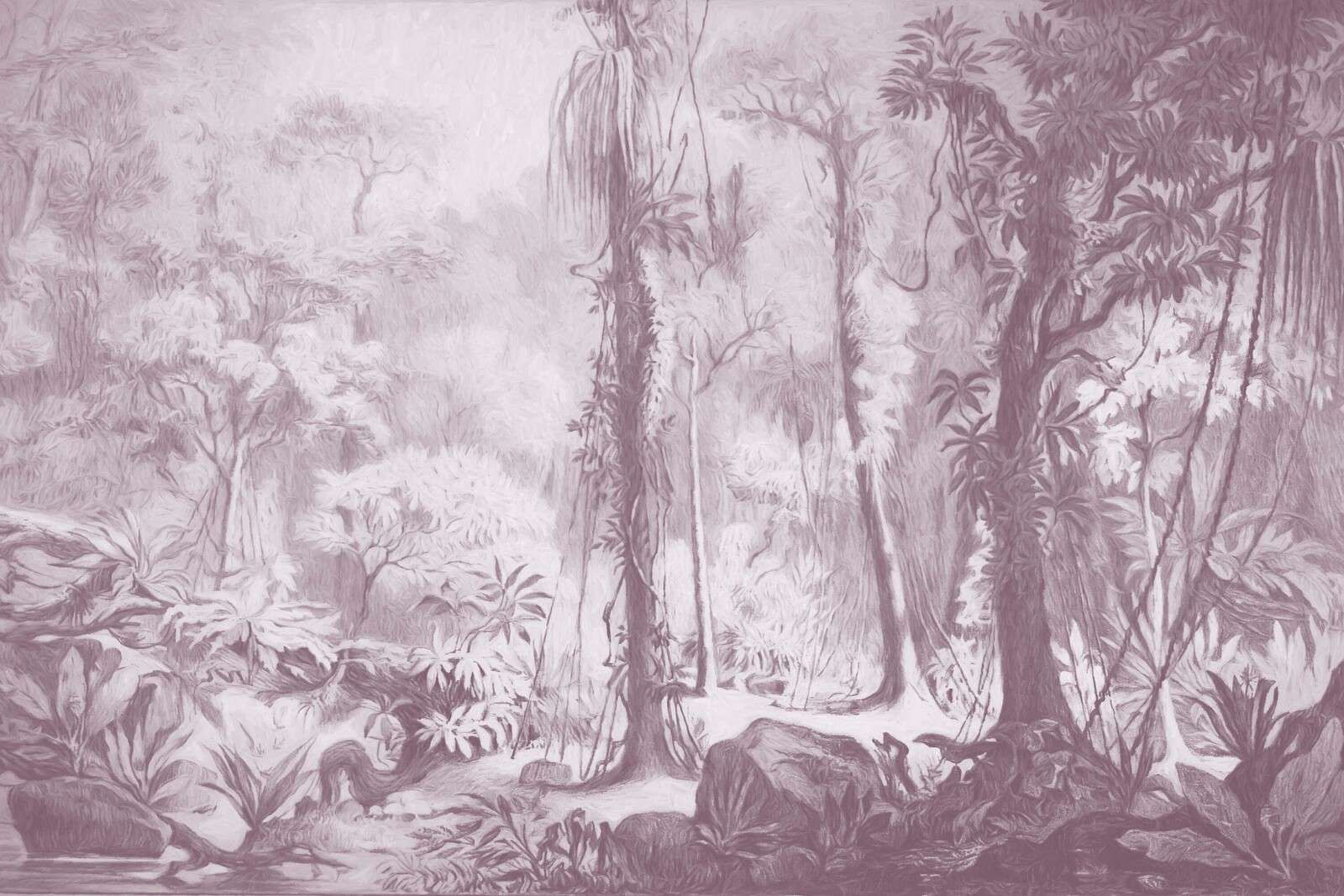 Foresta tropicale - rosa