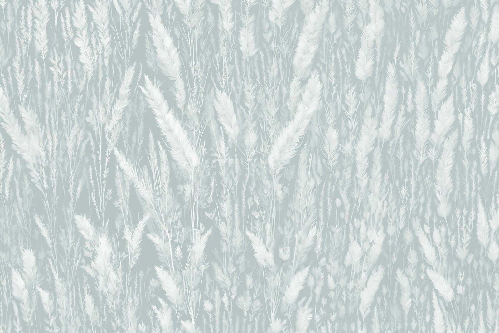 Muro di erbe di campo - verde menta