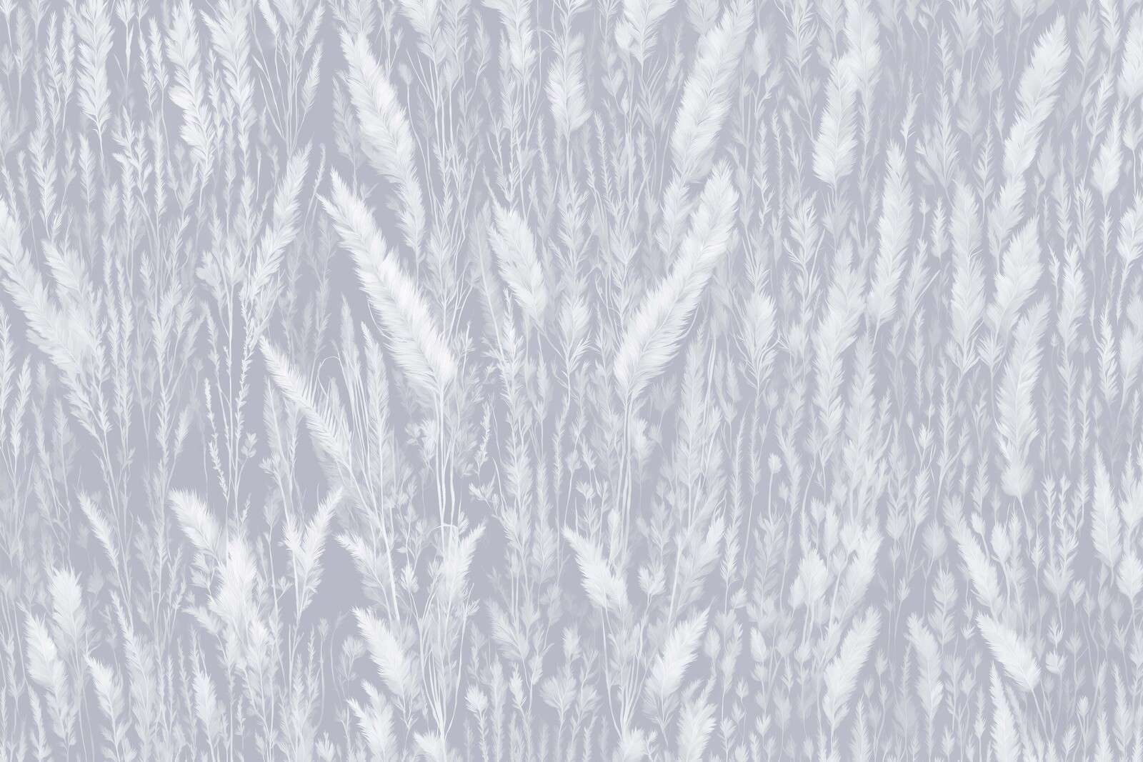 Muro di erbe di campo - blu