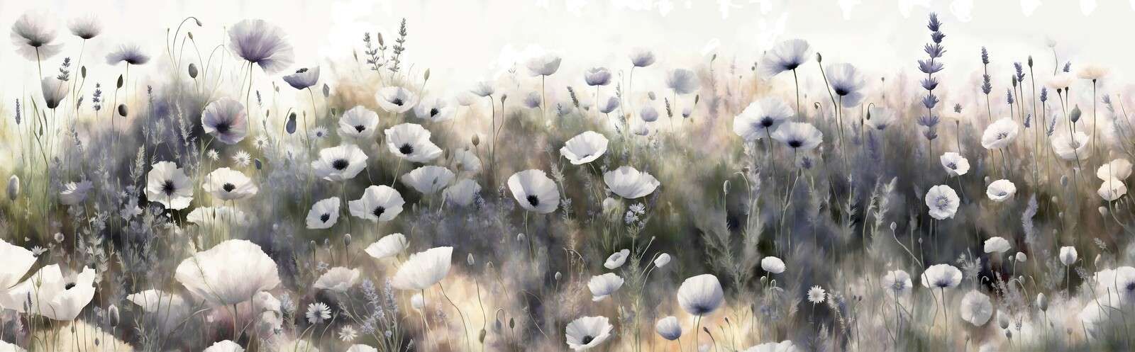 Danza di fiori selvatici - blu