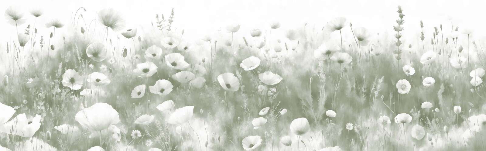 Danza di fiori selvatici - verde