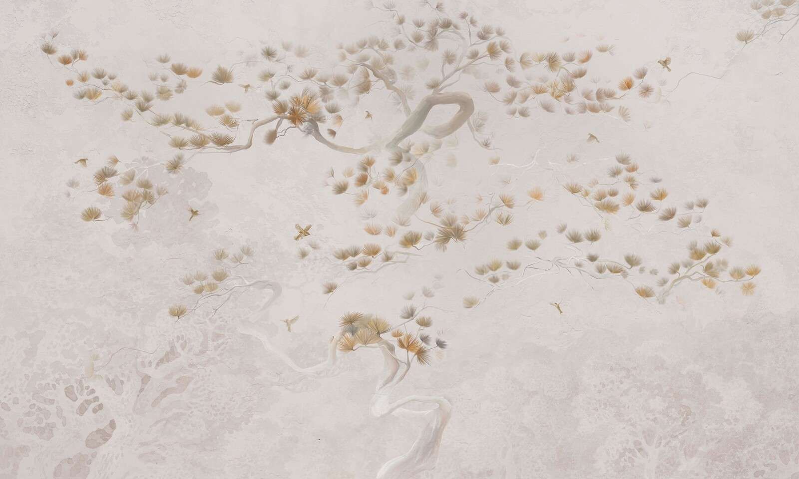 Arte dell'Albero in Fiore - Beige