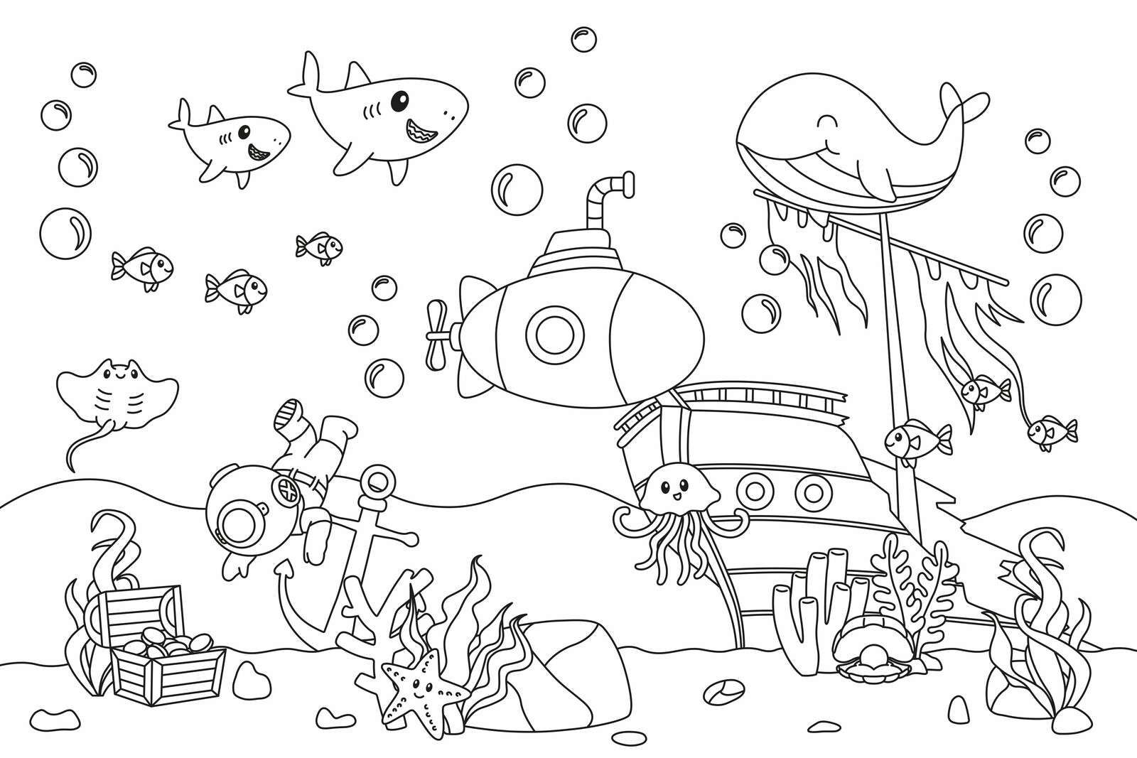 Cercatori di tesori nel profondo mare