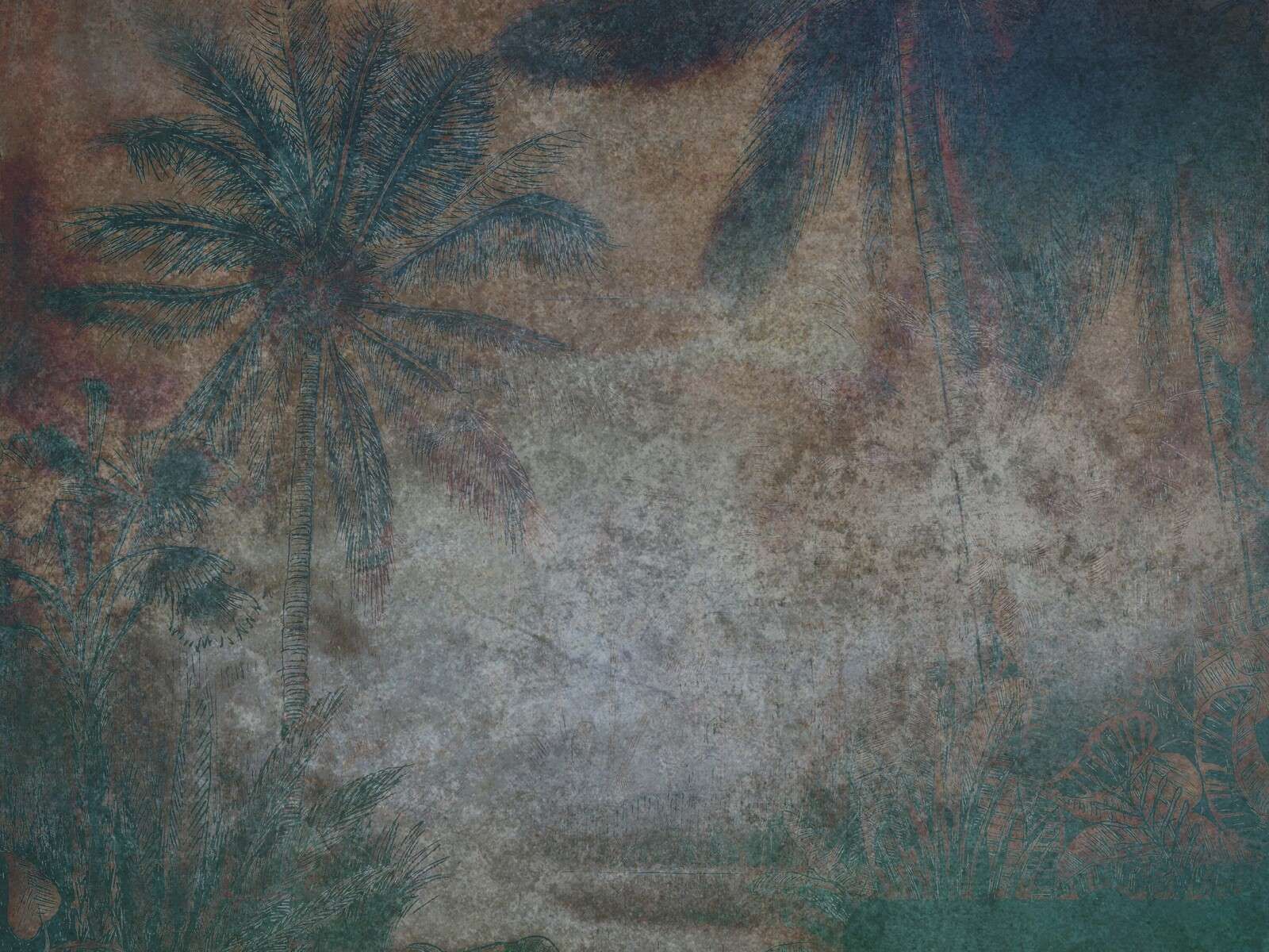 Paesaggio montano nella luce del mattino