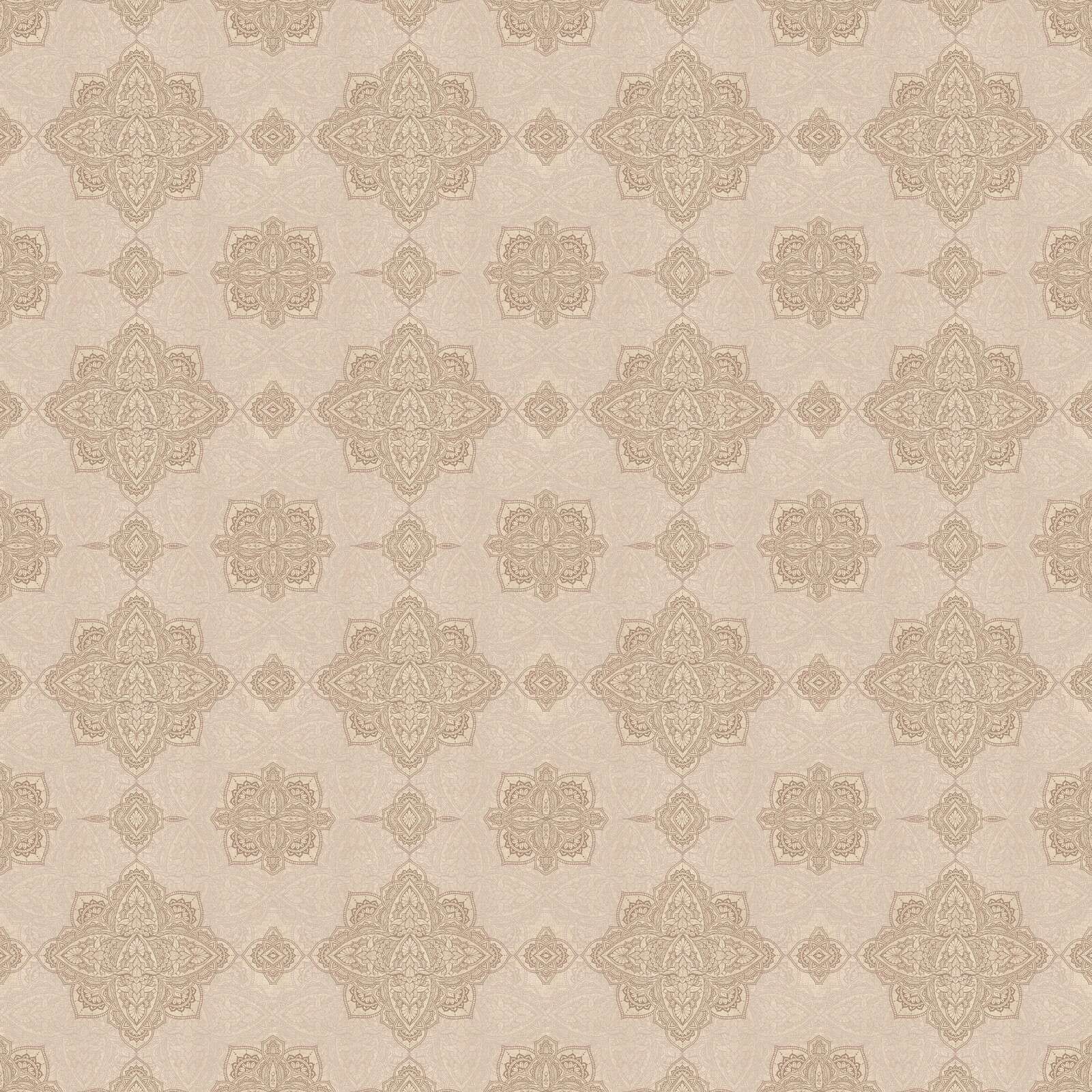 motivo a medaglione orientale beige