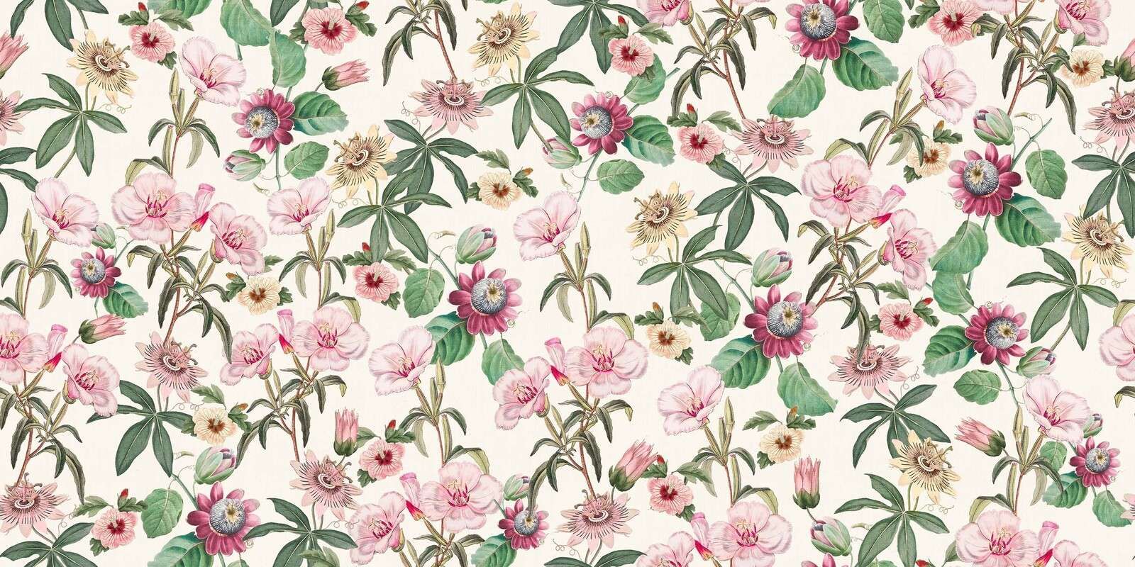 Passiflore romantiche in crema