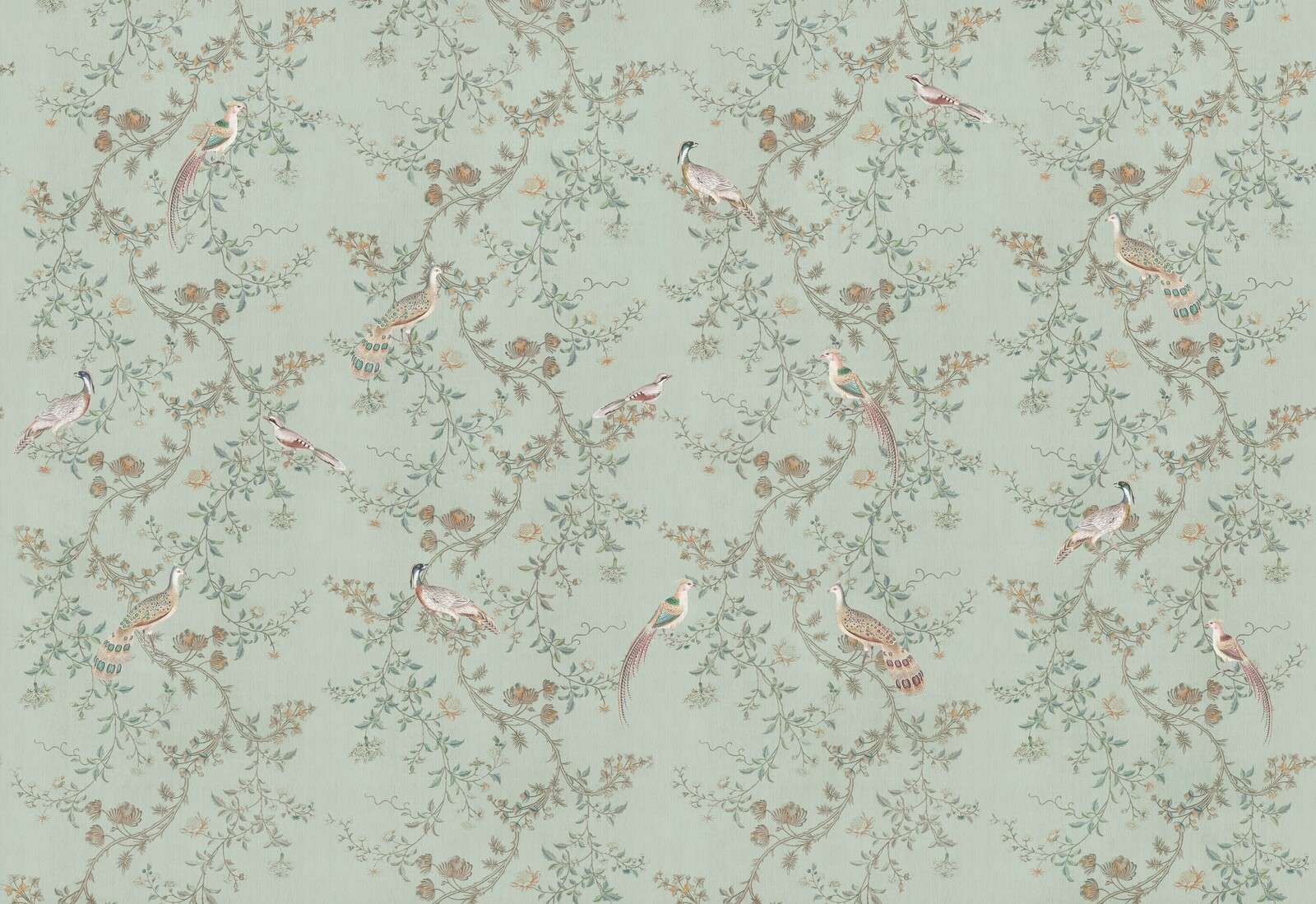 Fagiani in eleganti ghirlande