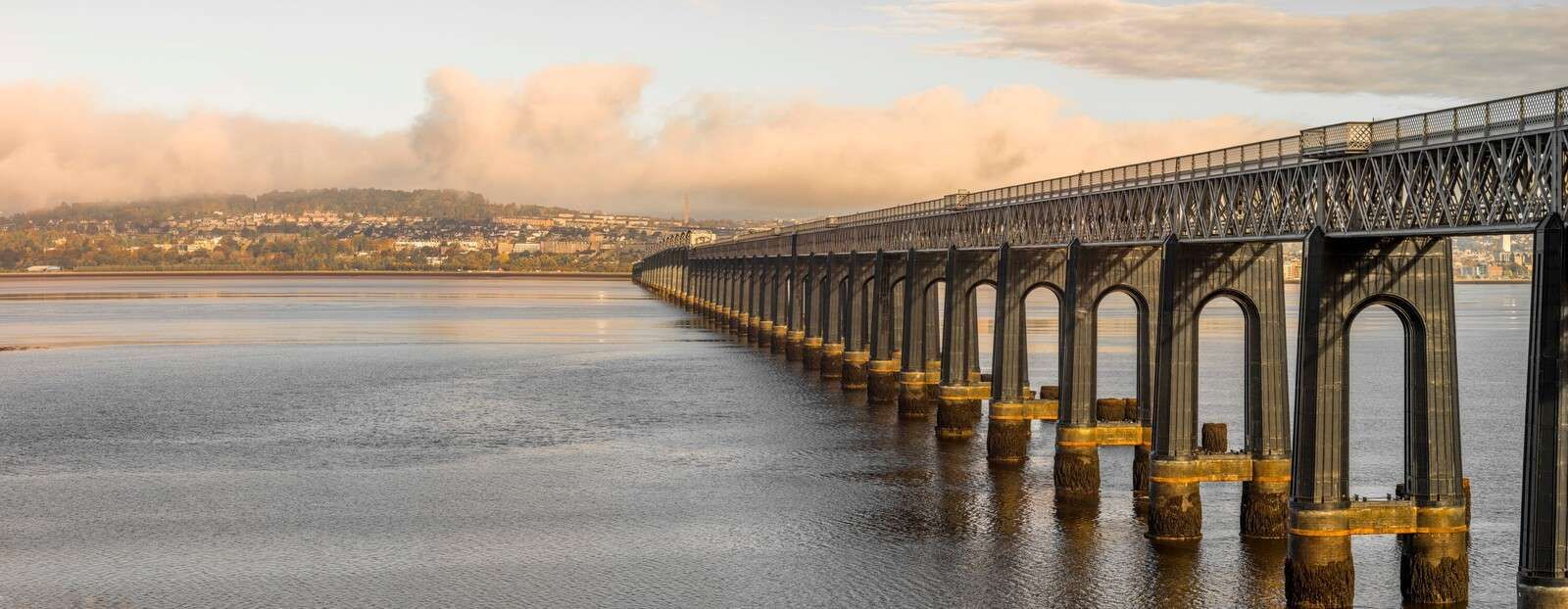 Ponte ferroviario sul Tay, Dundee, Scozia