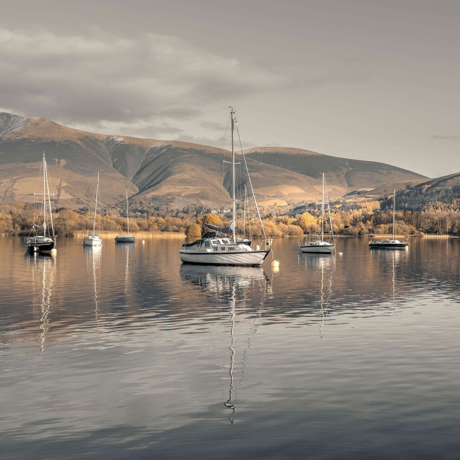 Barche a vela al Derwentwater