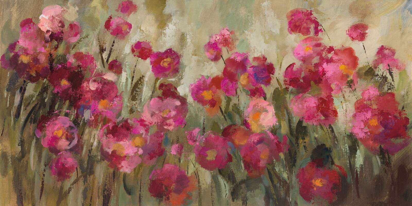 Fiori rossi infuocati in splendore estivo.