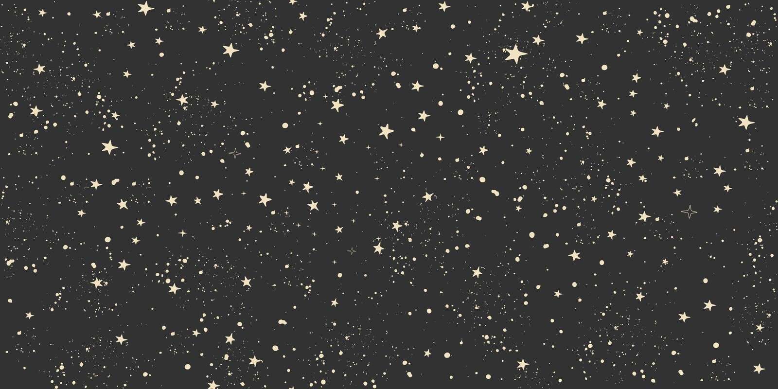 Morbido cielo stellato nel nero della notte