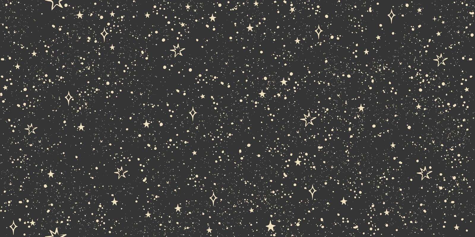 Stelle scintillanti nella luce notturna
