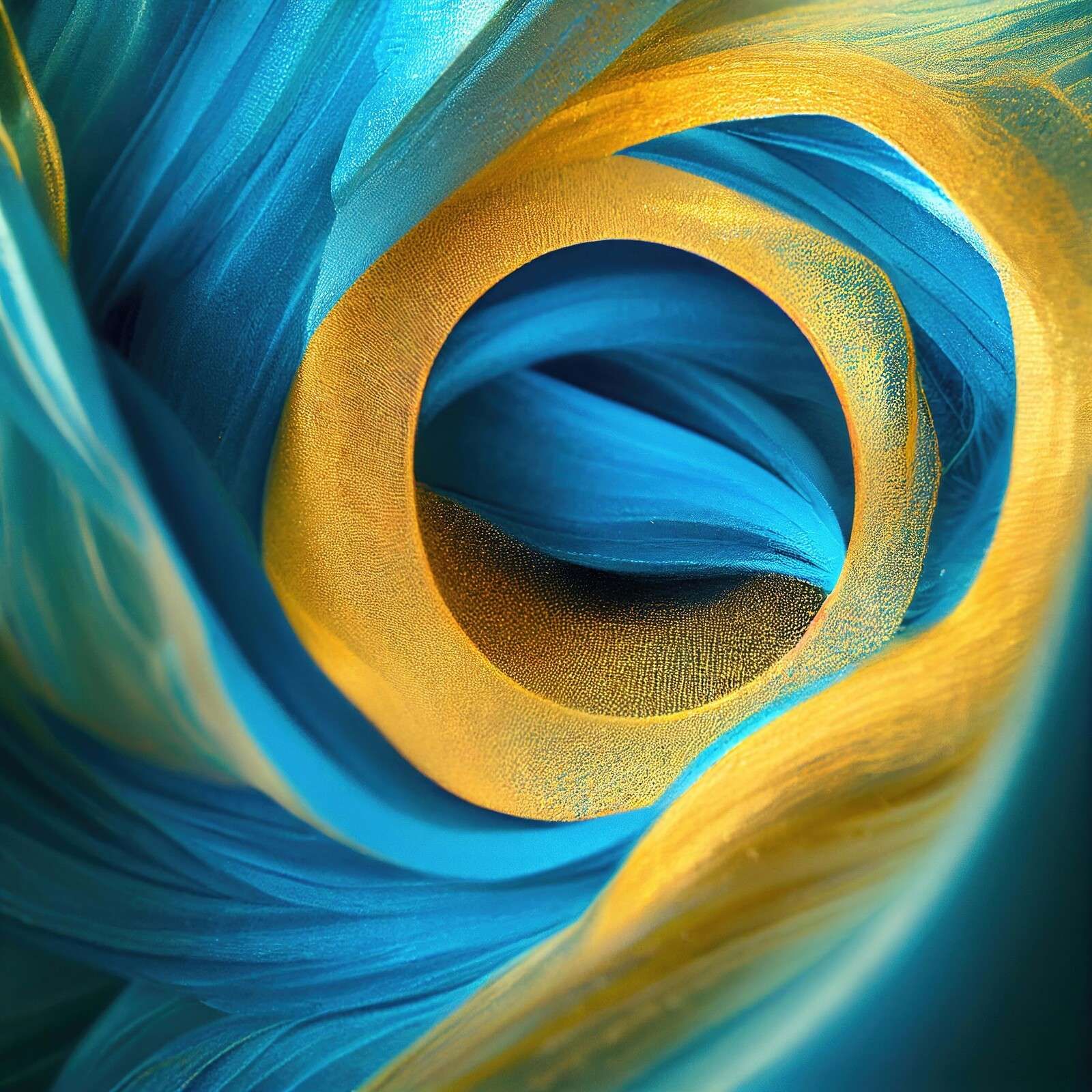 Macro Fiore di gloria del mattino blu