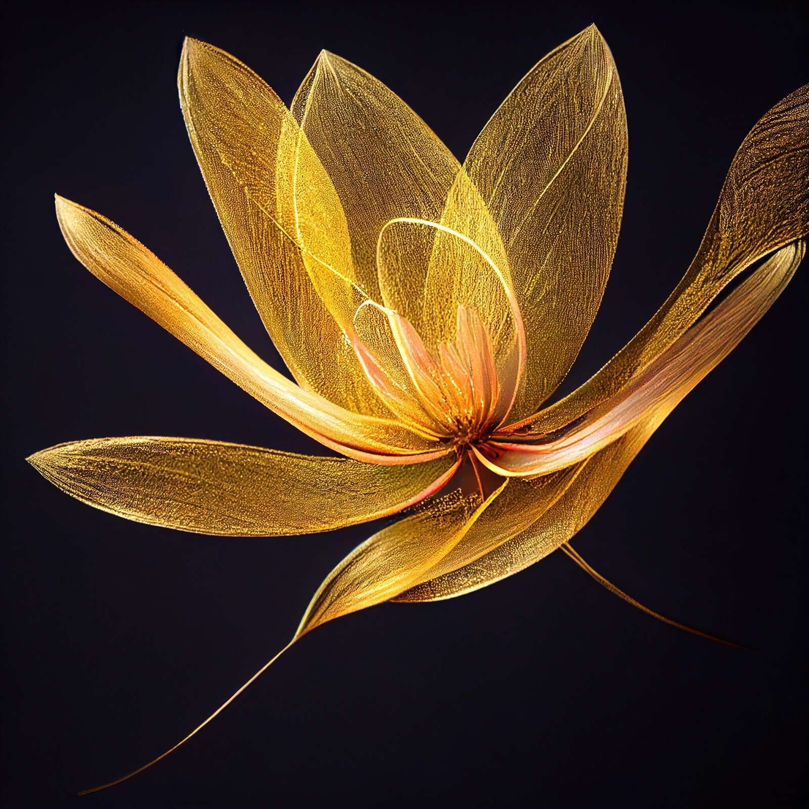 Fiore di dalia macro