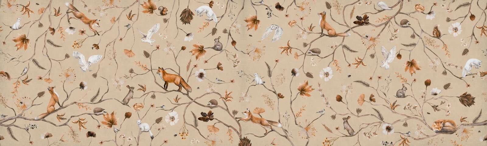 Foresta giocosa - Beige - Panorama
