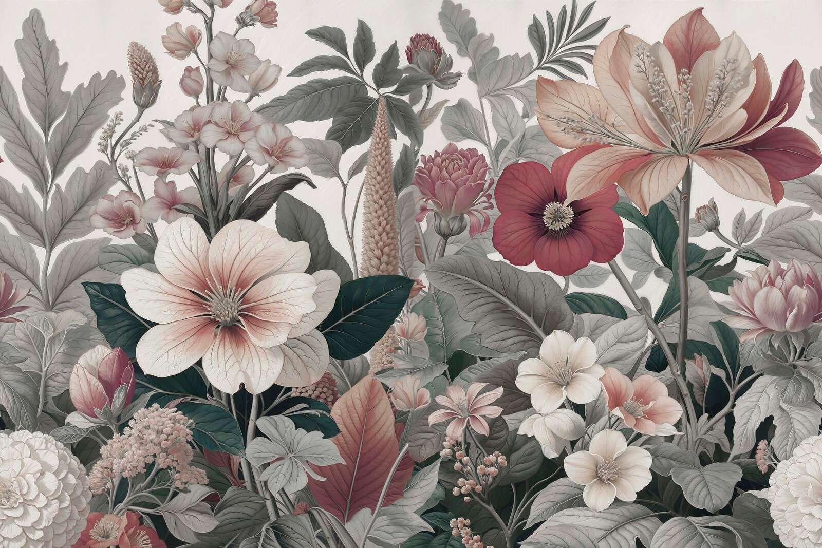 Fiori artistici in delicati toni terrosi
