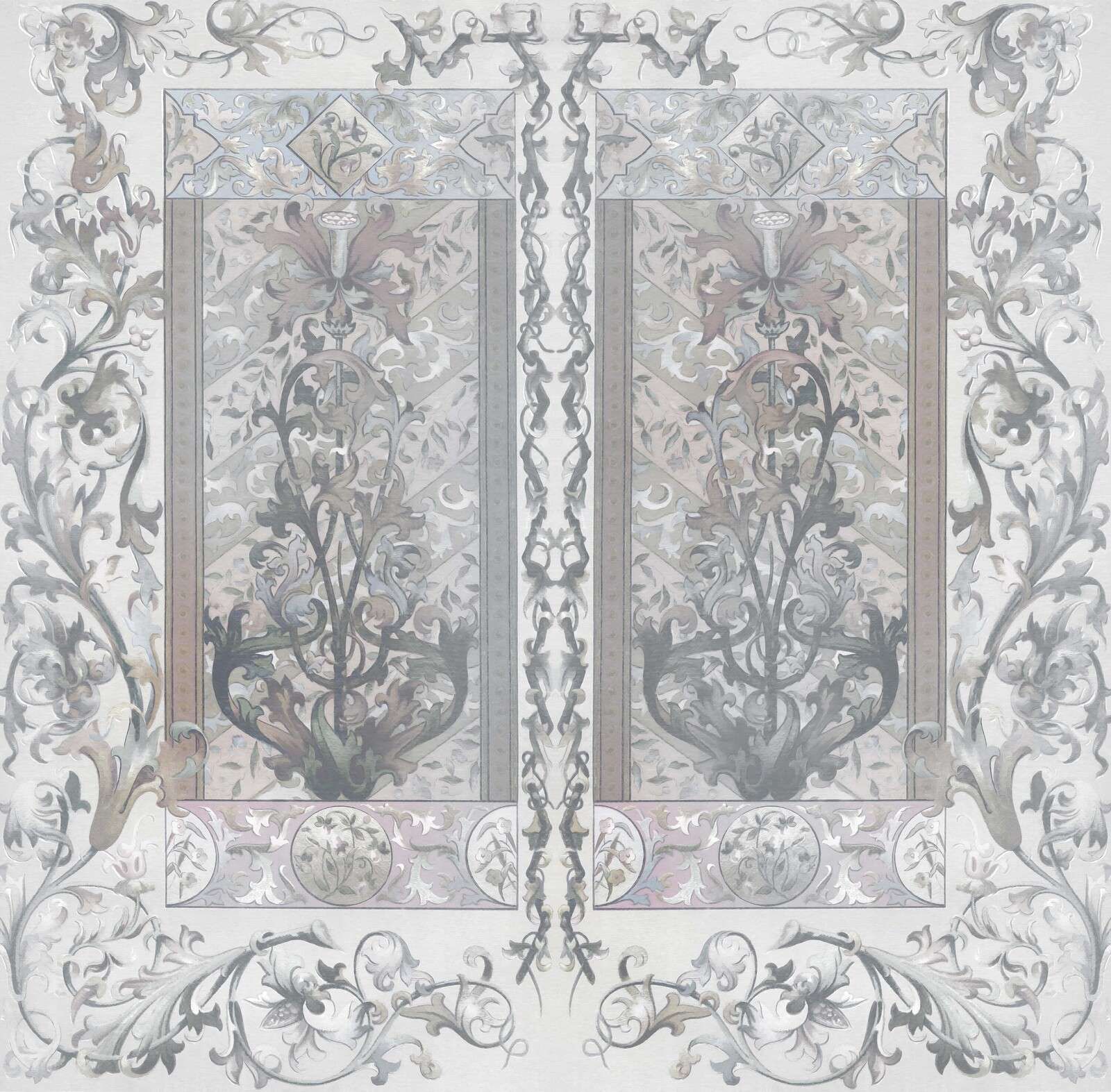 ornamenti art nouveau chiari