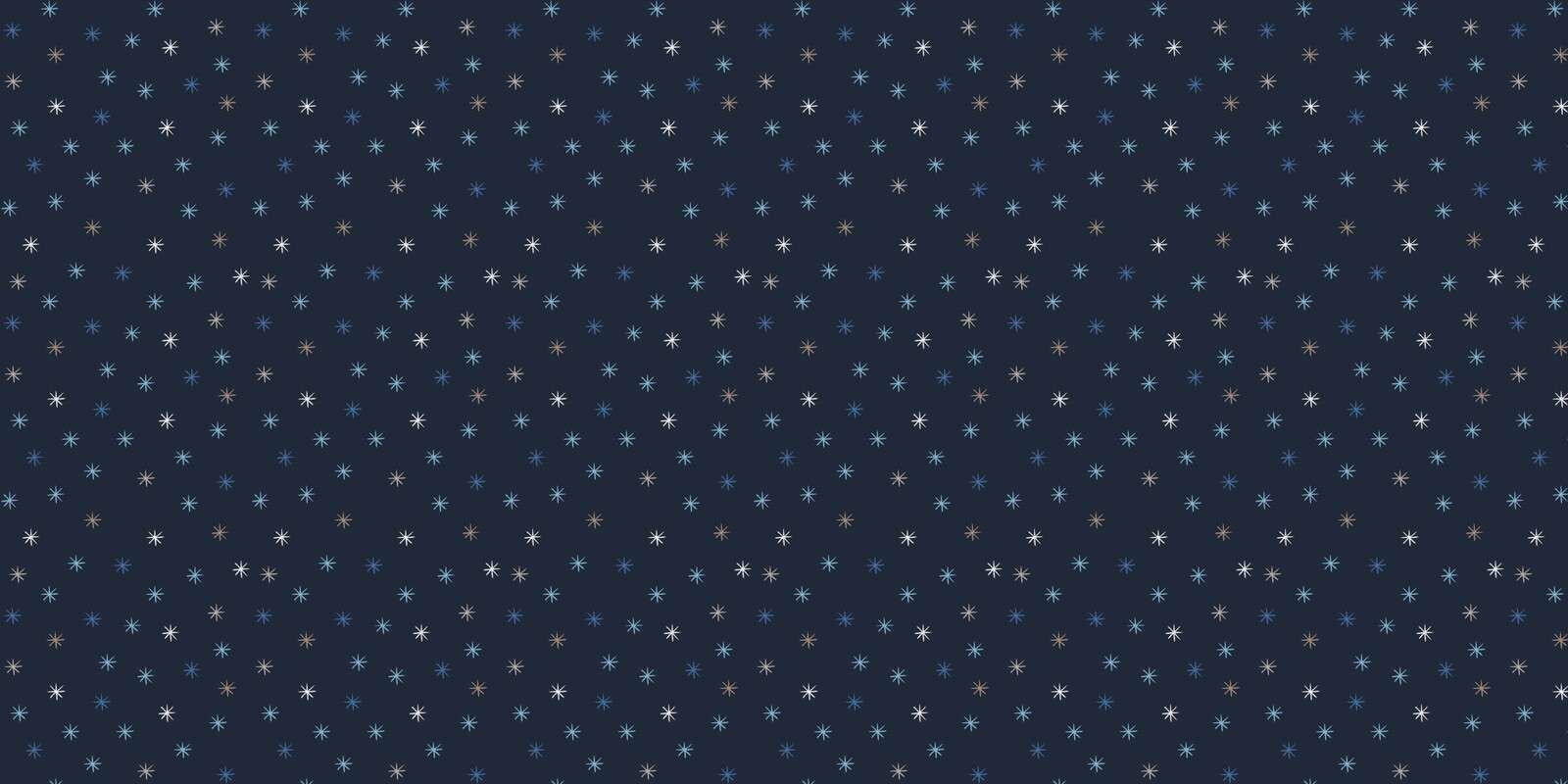 Notte stellata scintillante in blu