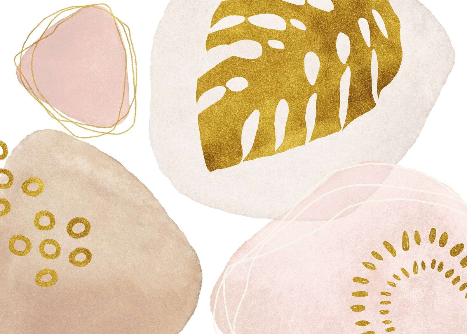 Atmosfere tropicali boho dorate