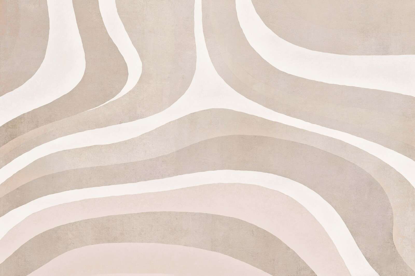 Forme e figure boho retrò beige sabbia