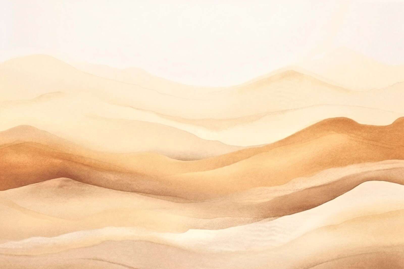 Tranquillità delle onde del deserto